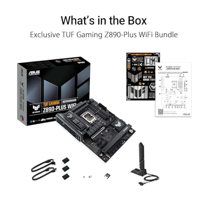 ASUS TUF Gaming Z890-PLUS WiFi Z890 LGA 1851 ATX Motherboard, Intel(R) Core(TM) Ultra Series 2 Ready, Advanced AI PC-Ready, 16+1+2+1 Stages, DDR5, PCIe(R) 5.0, Thunderbolt(TM) 4 Type-C(R), 4X M.2, Wi-Fi 7, 2.5Gb by ASUS - Image 6