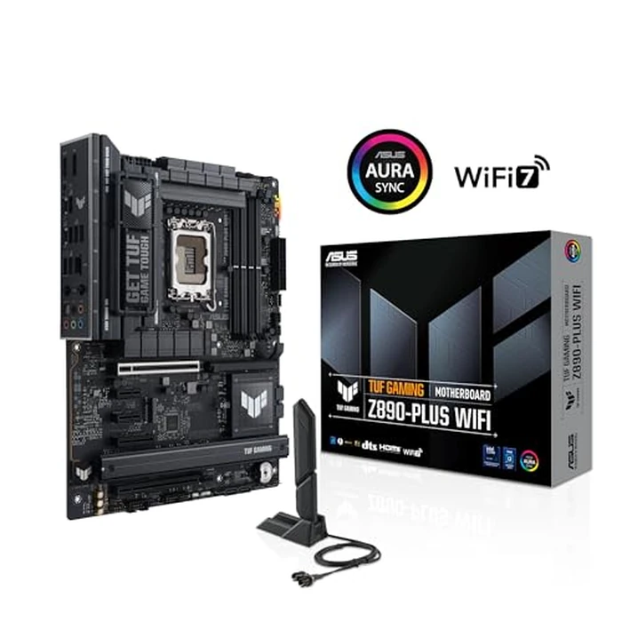ASUS TUF Gaming Z890-PLUS WiFi Z890 LGA 1851 ATX Motherboard, Intel(R) Core(TM) Ultra Series 2 Ready, Advanced AI PC-Ready, 16+1+2+1 Stages, DDR5, PCIe(R) 5.0, Thunderbolt(TM) 4 Type-C(R), 4X M.2, Wi-Fi 7, 2.5Gb by ASUS - Image 7