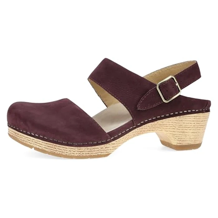 Dansko Lucia Closed-Toe Sandals for Women - Linings from Recycled Materials and Leather for Breathability- Lightweight Rubber Outsole for Long-Lasting Wear Fig 6.5-7 M US by Dansko - Image 1