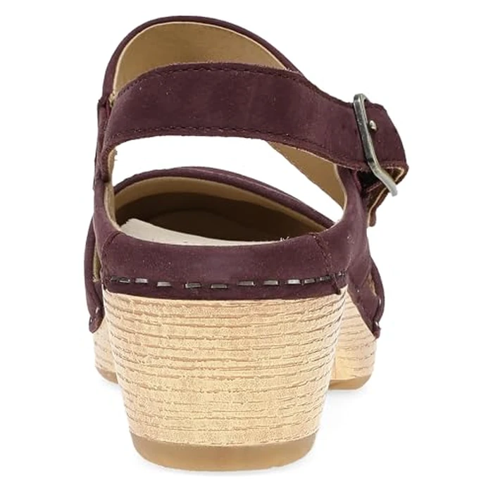 Dansko Lucia Closed-Toe Sandals for Women - Linings from Recycled Materials and Leather for Breathability- Lightweight Rubber Outsole for Long-Lasting Wear Fig 6.5-7 M US by Dansko - Image 5