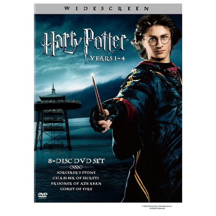 Harry Potter: Years 1-4 (Harry Potter and the Sorcerer's Stone / Chamber of Secrets / Prisoner of Azkaban / Goblet of Fire) by Warner Home Video - Used - Good condition - US$3.43