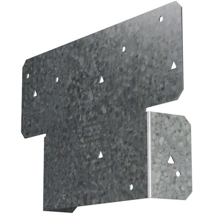 Simpson Strong-Tie AC6 Galvanized Adjustable Post Cap for 6x - Grey by Simpson Strong-Tie - Refurbished - Premium condition - US$24.96