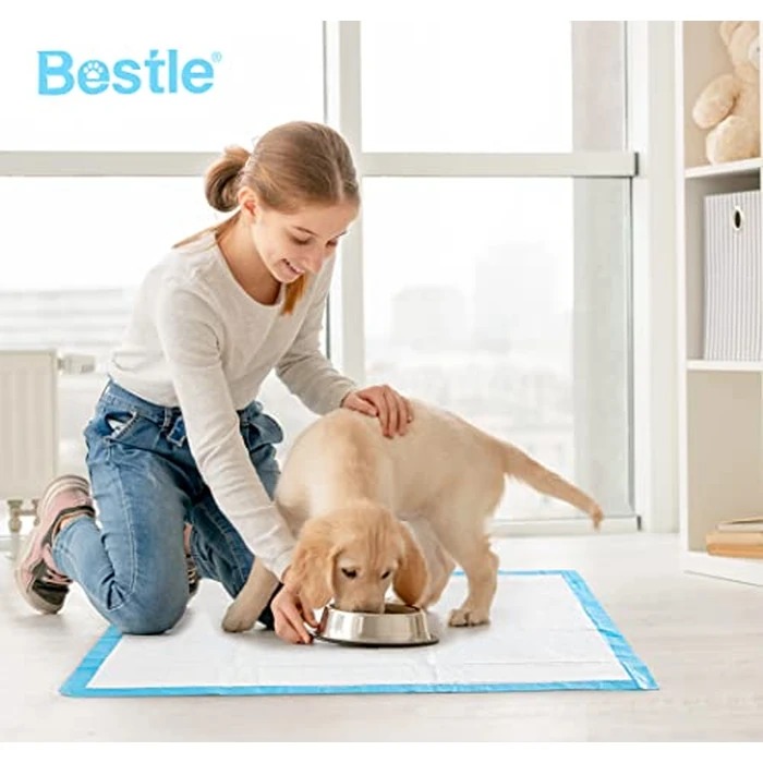 BESTLE Large Pet Training and Puppy Pads Pee Pad for Dogs 24"x24"-80 Count Super Absorbent & Leak-Proof by BESTLE - Image 3