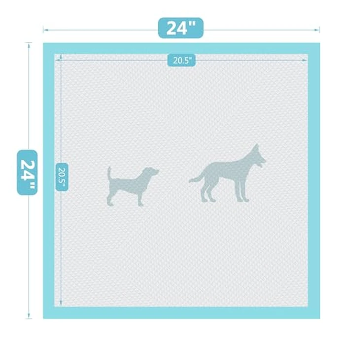 BESTLE Large Pet Training and Puppy Pads Pee Pad for Dogs 24"x24"-80 Count Super Absorbent & Leak-Proof by BESTLE - Image 7