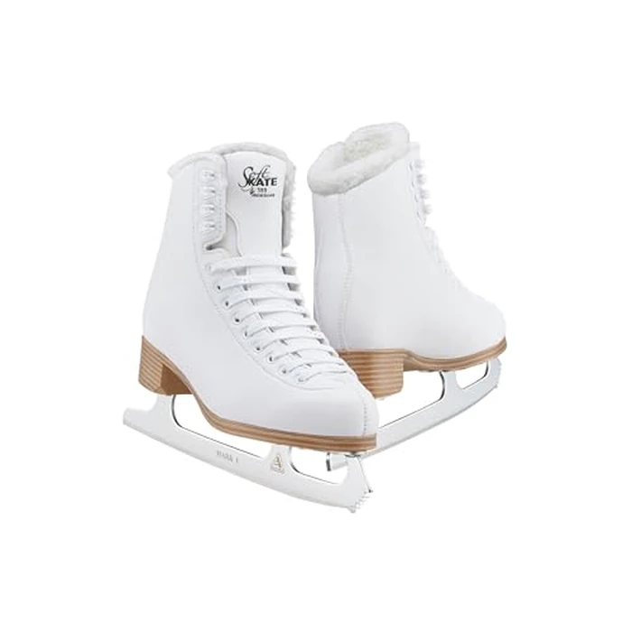 Jackson Ultima Classic SoftSkate 380 Womens Ice Skates Women-Kids Skates-Toddler Skates - Comfortable Figure Skates for Ice Skating & Recreational Figure Skating, Size 9 Medium Width-White/Fleece by Jackson Ultima - Used - Very Good condition - CA$36.66