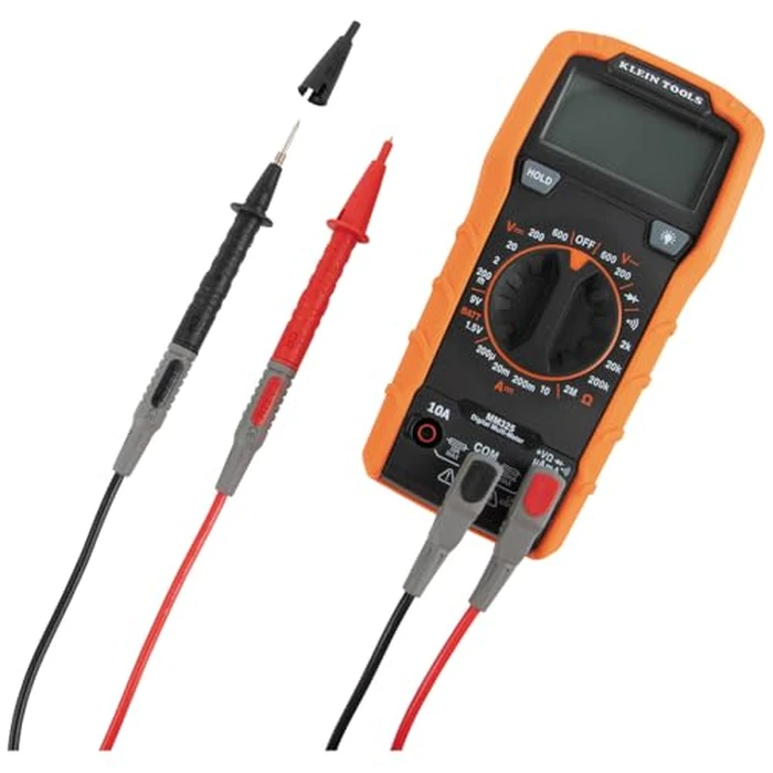 Klein Tools 69483 Meter Test Leads Accessory Kit with (2) Right-Angle Leads, (2) Lead Extenders, (2) Lead Heads, (2) Alligator Clips, and Case, 9-Piece by KLEIN TOOLS - Image 2