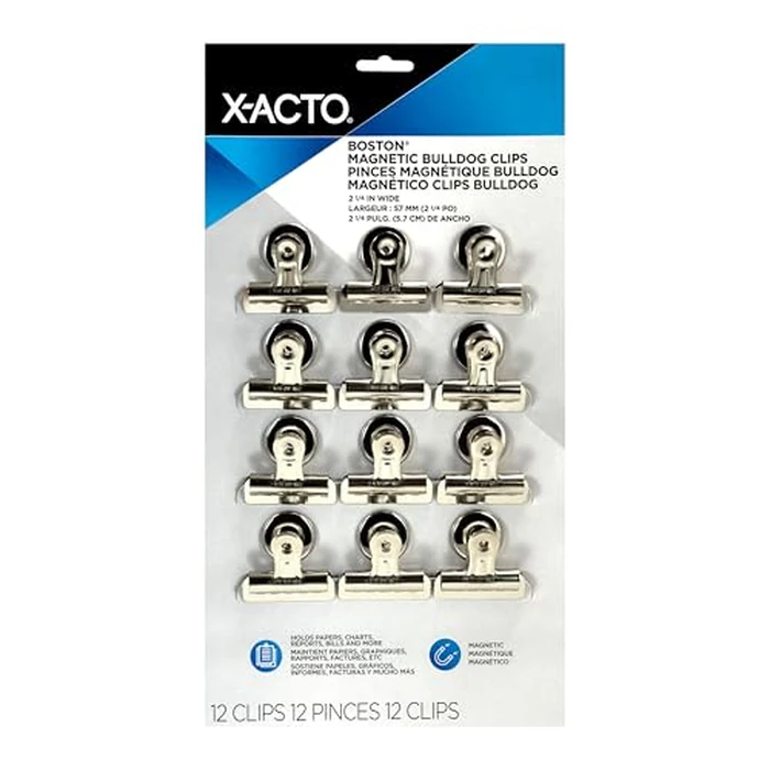 Sparco SPR58503 Bulldog Metal Clip-4'' (101.6 Mm) Lengthx3'' (76.2 Mm) Width-12/Box-Silver-Steel by X-Acto - Image 2