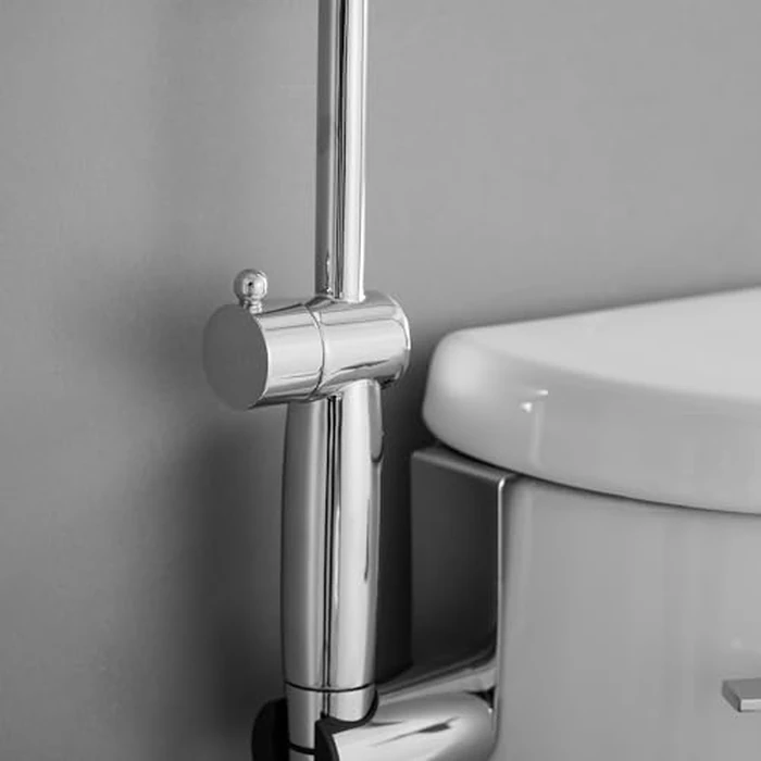 Bathfinesse Bidet Sprayer for Toilet, Solid Brass Handheld Bidet Attachment for Baby/Feminine Wash, Polished Chrome by Bathfinesse - Image 7
