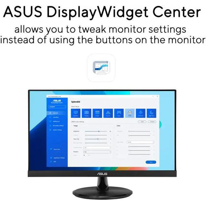 ASUS 22" (21.45" viewable) Full HD 100hz with Adaptive-Sync 1ms Low Blue Light, Flicker-Free LCD Computer Monitor for both work and causal gaming with by ASUS - Image 10