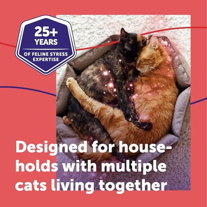 FELIWAY MultiCat 30 Day Cat Calming Plug In Pheromone Diffuser Starter Kit, 48ml - Helps Reduce Conflicts and Signs of Tension in Multi-Cat Households by FELIWAY - Image 5