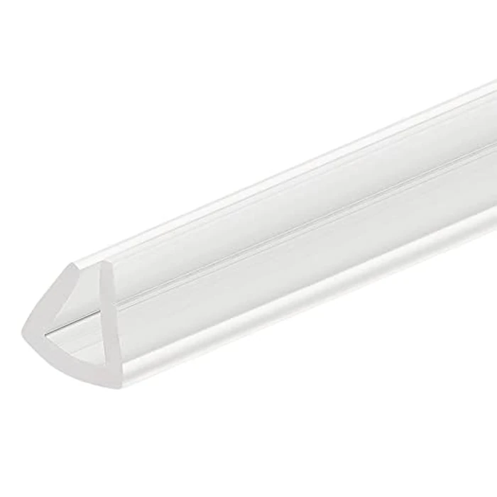 uxcell U Channel Edge Trim, 11.5ft Length Soft Rubber Guard Seal Strip Edge Protector Fit for 3-4mm Edge, (5/16" W x 9/32" H) Clear by uxcell - Used - Good condition - CA$15.18