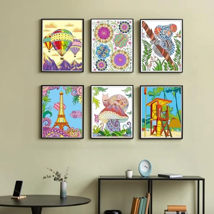 Kalysky Adult Coloring Books Set:3 Coloring Books for Adults Animal Flowers & Other Themes Designs.Coloring Books for Adults to Relax and Relieve Anxiety by Kalysky - Image 3