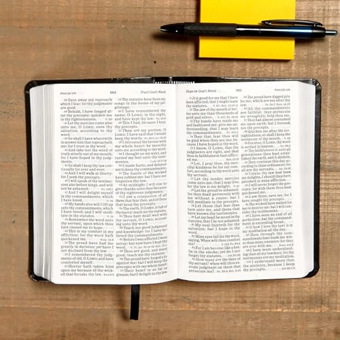KJV Large Print Personal Size Reference Bible, Charcoal LeatherTouch Crown of Thorns, KJV Holy Bible, Red Letter, Pure Cambridge Text, Presentation Page, Cross-References, Full-Color Maps, Easy-to-Read Bible MCM Type by Holman Bibles - Image 7