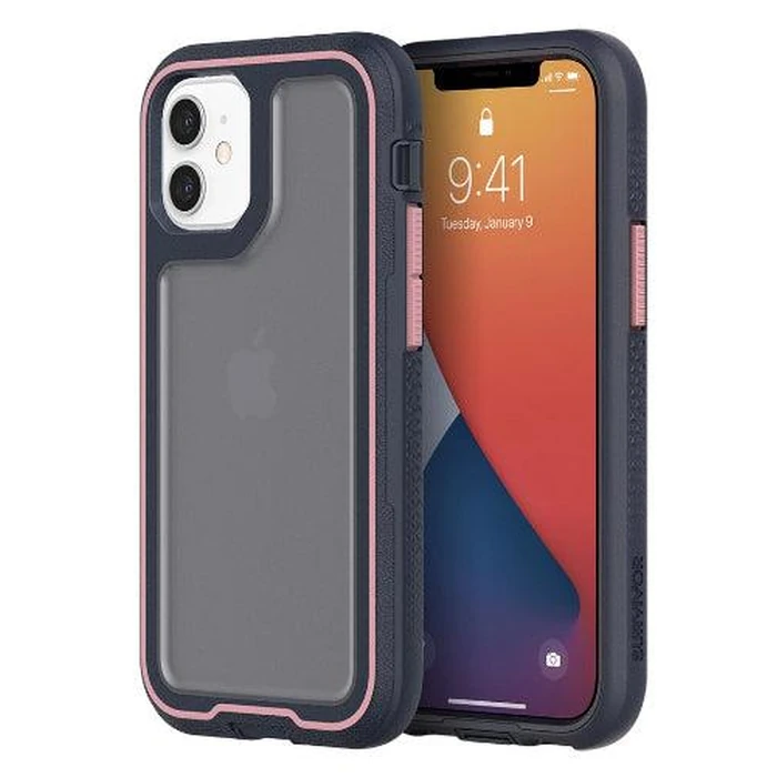 Survivor Extreme for iPhone 12 mini - Navy/Rose Quartz by Survivor - Refurbished - Brand New condition