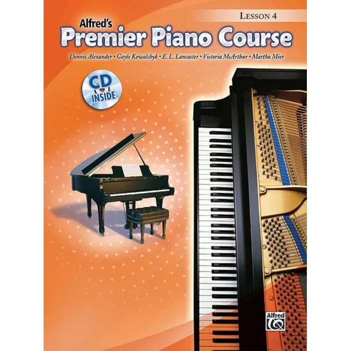 Premier Piano Course Lesson Book, Bk 4: Book & CD (Premier Piano Course, Bk 4) by Alfred Music - Used - Acceptable condition - US$1.00