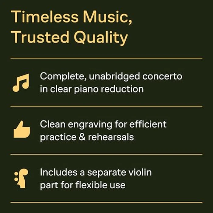 Felix Mendelssohn - Concerto in E Minor, Op. 64 | Schirmer Library of Classics Volume 235 | Violin and Orchestra with Piano Reduction | G. Schirmer ... (Schirmer's Library of Musical Classics) by G. Schirmer, Inc. - Image 2