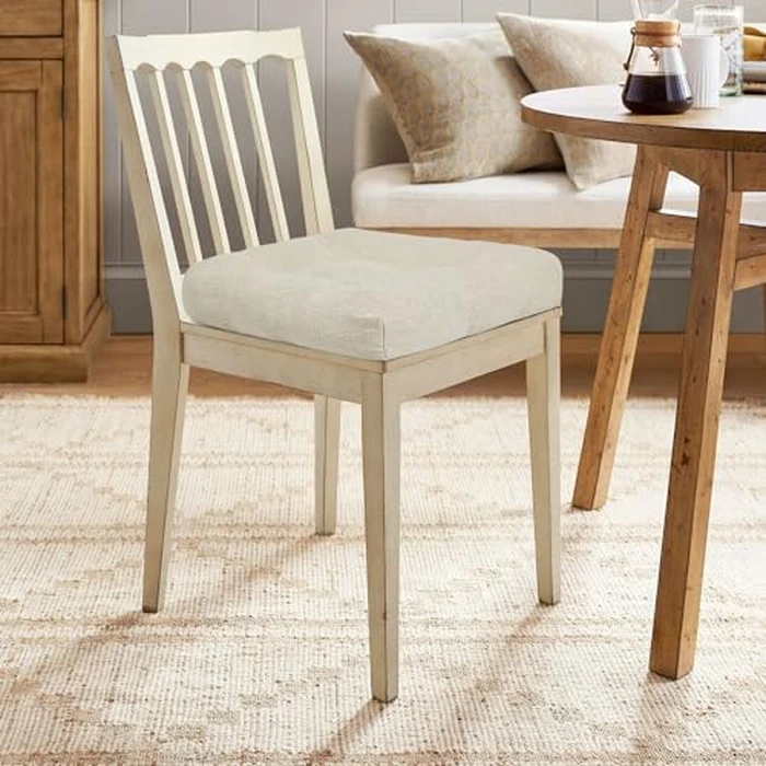 downluxe Chair Cushions for Dining Chairs 2 Pack, Tufted Indoor Chair Pads with Non-Slip Bottom, U-Shaped Kitchen Chair Cushions, 17"x17"x4", Beige by downluxe - Image 7