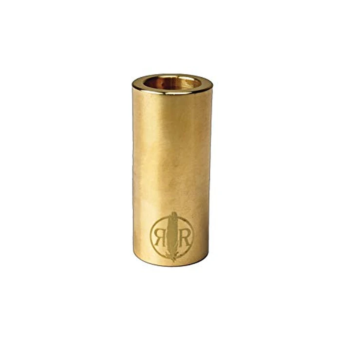 D'Addario Rich Robinson Signature Brass Guitar Slide - Inside Taper for Comfort & Control - Crisp Bright Tone - Slide for Acoustic & Electric Guitar by D'Addario - Image 1