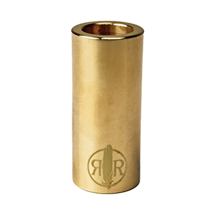 D'Addario Rich Robinson Signature Brass Guitar Slide - Inside Taper for Comfort & Control - Crisp Bright Tone - Slide for Acoustic & Electric Guitar by D'Addario - Image 3