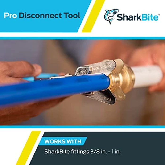 SharkBite 3/8 Inch to 1 Inch Pro Push to Connect Disconnect Tool, PEX Pipe, Copper, CPVC, PE-RT, HDPE, PROD3810 by SharkBite - Image 5