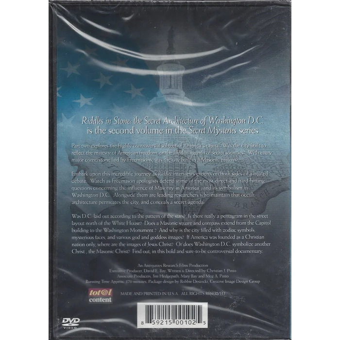 Riddles in Stone - Secret Mysteries of America's Beginnings Volume II: Secret Architecture of Washington, D.C. by Antiquities Research Films - Image 3