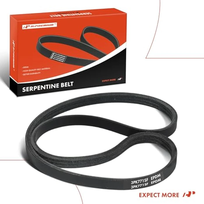 A-Premium Stretch Fit Drive Belt Compatible with Hyundai, Kia Cars - Sonata 2015-2019, Optima 2016-2020, Sorento, Santa Fe, Santa Fe Sport, Tucson, Veloster, Sportage, Gas by A-premium - Image 9