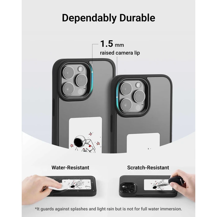 XCOOL InkPlay E-Ink Phone Case - DIY Wireless NFC Photo Display Protective Case - Anti-Drop & Water-Resistant - Compatible with iPhone 15 Pro, Pink by XCOOL - Image 7
