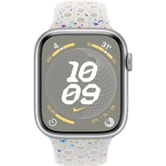 Apple Watch Series 9 (Cellular + GPS) - 64GB - 41mm - Pink Aluminum Case with Light Pink Rubber Sport Band - One Size by Apple - Refurbished - Excellent condition