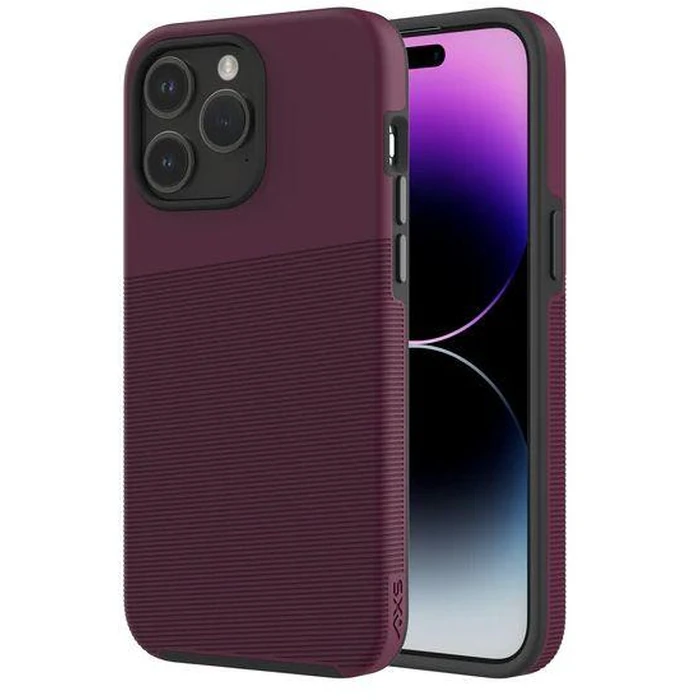 Axessorize PROTech Plus Dual-Layered Anti-Shock Sleek Phone Case for iPhone 15 Pro - Sangria by Axessorize - Refurbished - Excellent condition - US$25.48