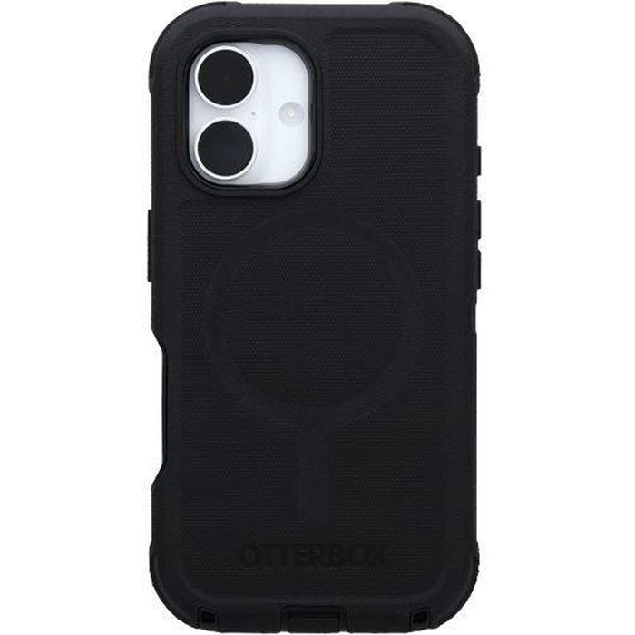 OtterBox Defender Series Pro Phone Case with MagSafe for iPhone 16 - Black by OtterBox - Refurbished - Good condition