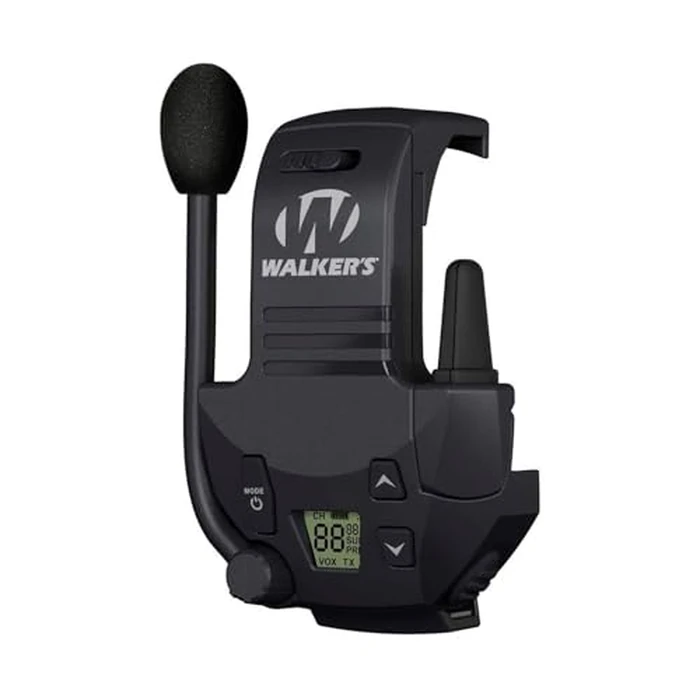 WALKER'S Razor Walkie Talkie Attachment - 22 Channels 3 Miles Range Distance Voice-Activated Handsfree Communication Device for Razor Shooting Muffs, 3 AAA Batteries Included by Walker's - Used - Like New condition - US$32.92