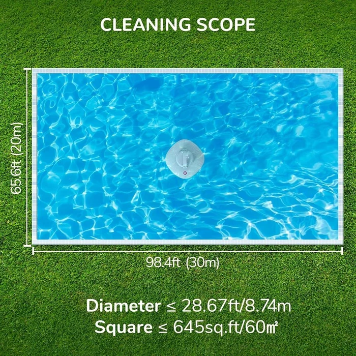 Grennix Cordless Pool Vacuum for Above Ground Pool & Inground - White by Grennix - Image 5