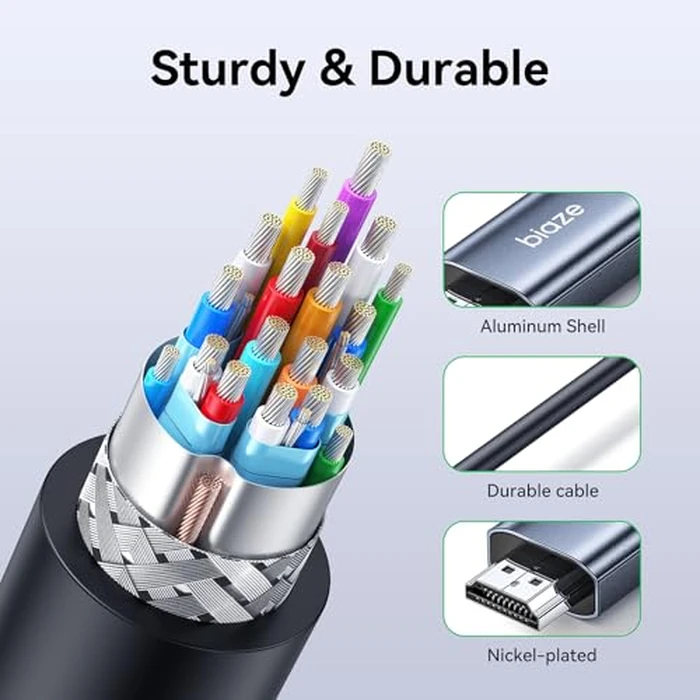 biaze USB 3.0 to HDMI Cable 5Ft, 1080P@60Hz 5Gbps USB to HDMI Adpter High Speed for Connecting Laptop/PC/PS5/Xbox/Switch to TV/Monitor/Projector, Screen Mirroring and Display Extension by biaze - Image 5