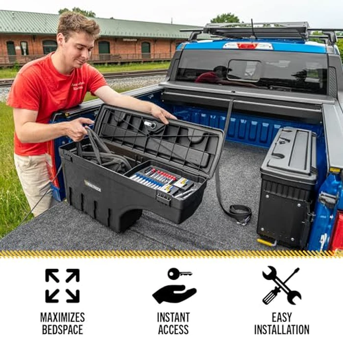 RealTruck Undercover SwingCase Truck Bed Storage Box | SC404D | Fits 2023-2025 Toyota Tundra (w/o Trail Edition Boxes) Drivers Side by RealTruck - Image 6