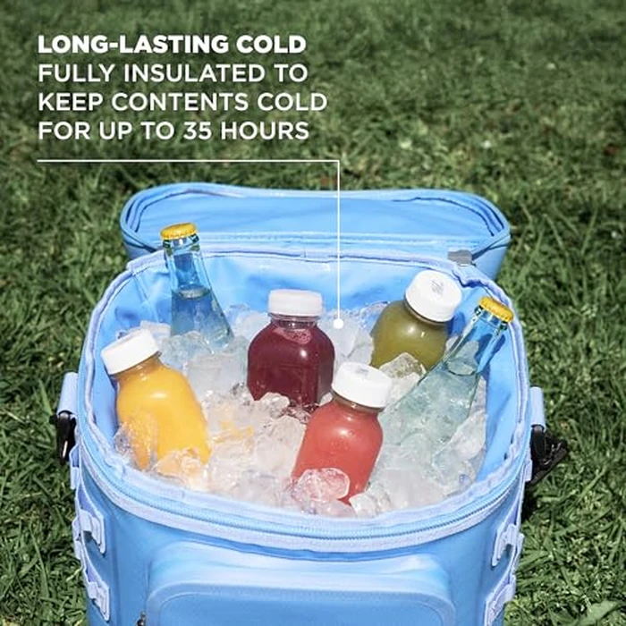 PRO Soft Cooler 24 CAN Sky Blue C1 by Coleman - Image 4