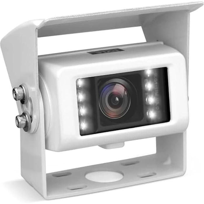 Pyle 7'' Digital Marine Camera, 150 Degree Rear View Camera White, RV Camera, Designed for Car/Truck use 12/24 Volt Systems, Water Resistant with Built in Microphone, w/ IR Night Vision Illumination by Pyle - Used - Like New condition - US$17.00