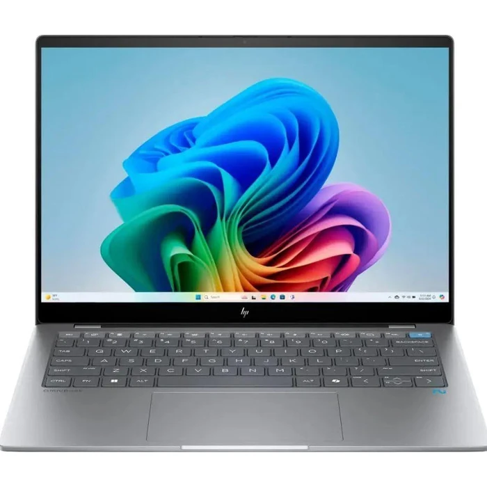 HP OmniBook X 14-fe0057nr Laptop 14" - Silver - Snapdragon X Elite X1E-78-100 3.4GHz - 16GB RAM - 512GB by HP - Refurbished - Excellent condition - US$682.98