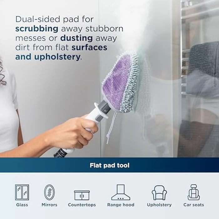 Shark Lift-Away 5-in-1 Steam Mop with Detachable Handheld Steam Cleaner, for Whole Home Cleaning including Sealed Hard Floors, Kitchens, Bathrooms, Upholstery, Cars, Grout & more, Blueberry, S3972BRN by Shark - Image 6