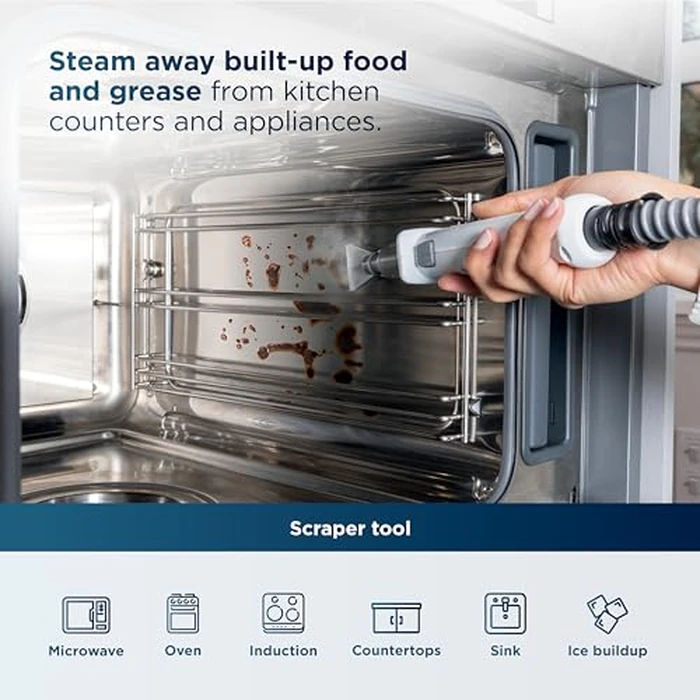 Shark Lift-Away 5-in-1 Steam Mop with Detachable Handheld Steam Cleaner, for Whole Home Cleaning including Sealed Hard Floors, Kitchens, Bathrooms, Upholstery, Cars, Grout & more, Blueberry, S3972BRN by Shark - Image 7