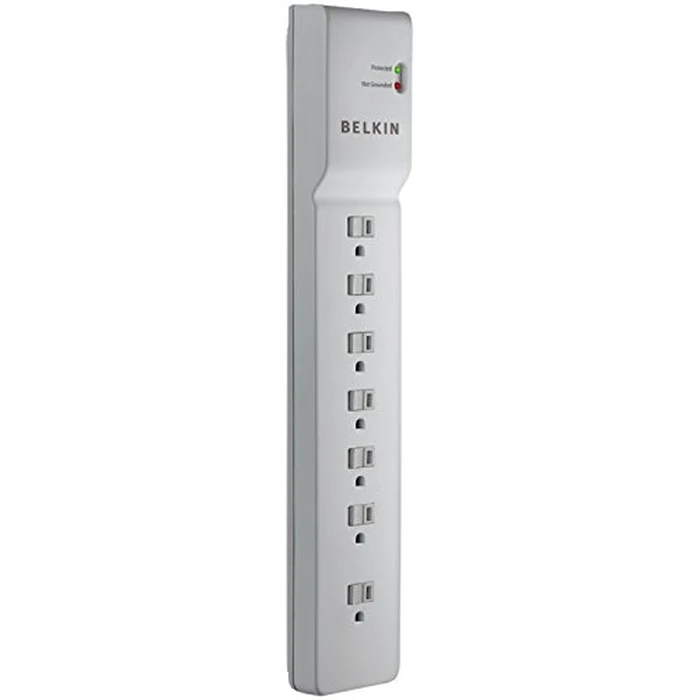 Belkin 7-Outlet Commercial Power Strip Surge Protector, 7ft Cord, 2160 Joules by Belkin - Used - Like New condition - US$18.31