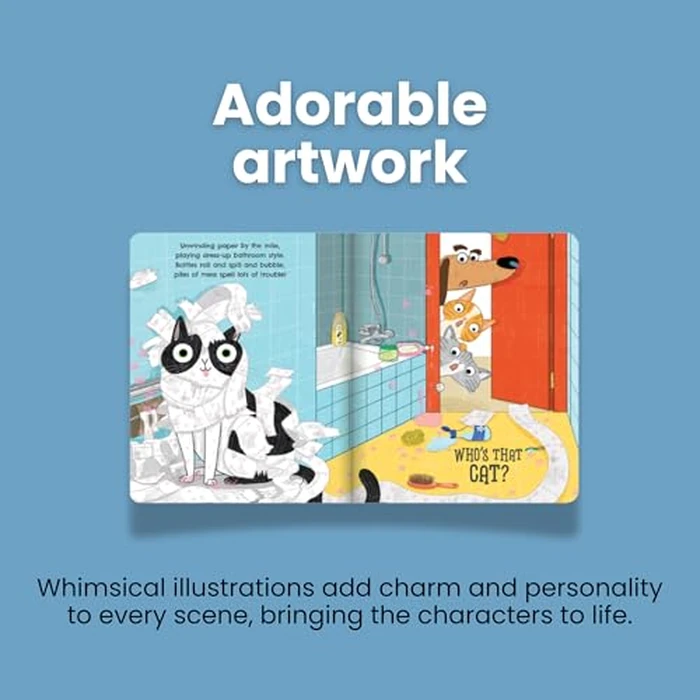 Who's that Cat?-Giggle Together as you Follow Along with this Quirky Cat and her Silly Habits by Kidsbooks - Image 4