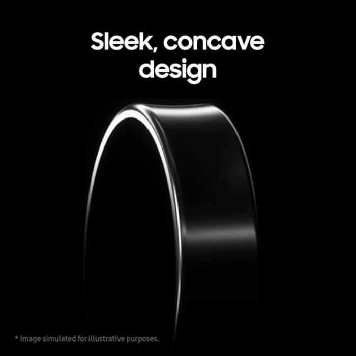 Samsung Galaxy Ring, AI Smart Ring, Fitness Monitor, Sleep Tracker, Up to 7 Days Battery Life - Size 14, Titanium Black (CAD Version & Warranty) by Samsung - Image 4
