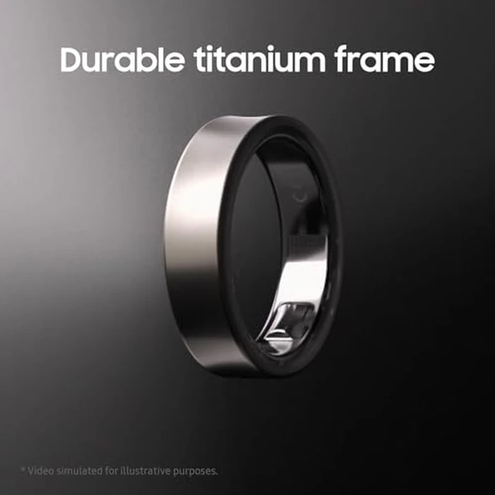 Samsung Galaxy Ring, AI Smart Ring, Fitness Monitor, Sleep Tracker, Up to 7 Days Battery Life - Size 14, Titanium Black (CAD Version & Warranty) by Samsung - Image 5