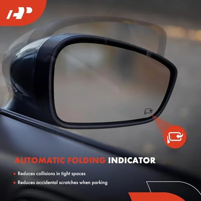 A-Premium Left Driver Side Heated Mirror Glass Replacement Compatible with Ford F-150 F150 2011 2012 2013 2014 - Exterior Side View Mirror Glass with Blind Spot, Rear Holder Replace # BL3Z-17K707-E by A-premium - Image 8