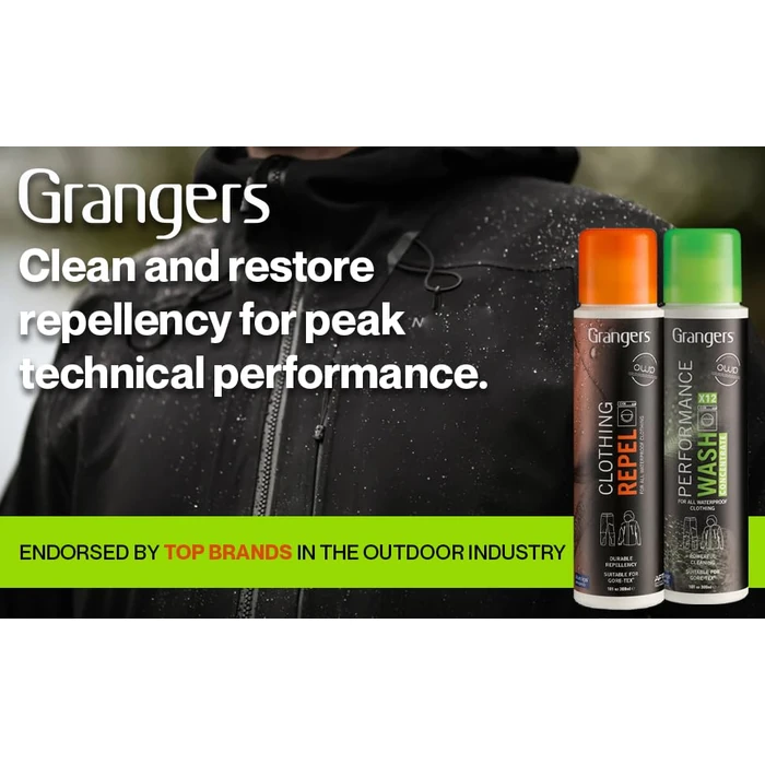 Grangers Eco Twin Pack - Performance Wash and Clothing Repel | 300ml/300ml | Cleans, Refreshes and Reproofs All Outdoor and Sports Clothing by Granger's - Used - Good condition - CA$28.70