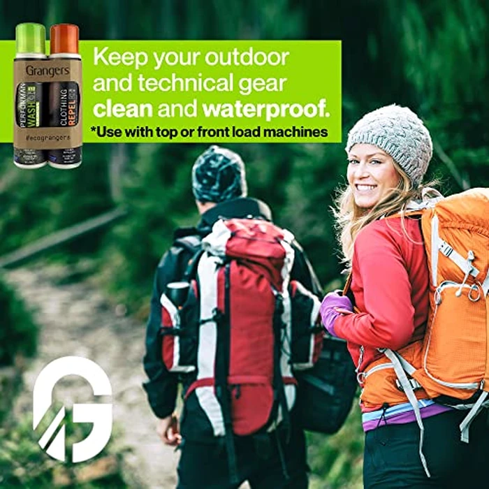 Grangers Eco Twin Pack - Performance Wash and Clothing Repel | 300ml/300ml | Cleans, Refreshes and Reproofs All Outdoor and Sports Clothing by Granger's - Image 6