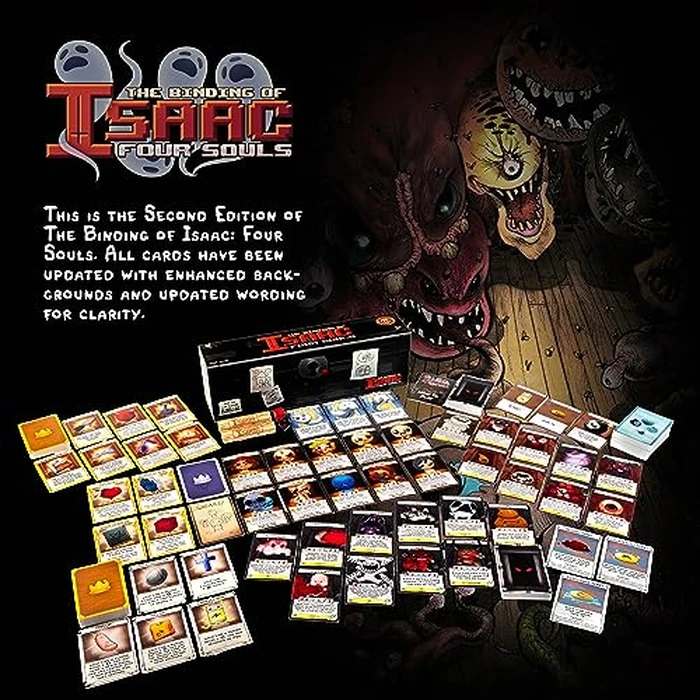 The Binding of Isaac: Four Souls (2nd Edition) - 1-4 Players - Card Games for Game Night - 30-60 Mins of Gameplay - Card Games for Teens and Adults Ages 14+ - English Version by Maestro Media - Image 5