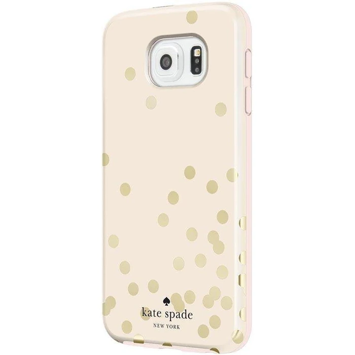 Kate Spade Hybrid Hardshell Case for Galaxy S6 - Gold/Cream by Kate Spade - Refurbished - Excellent condition
