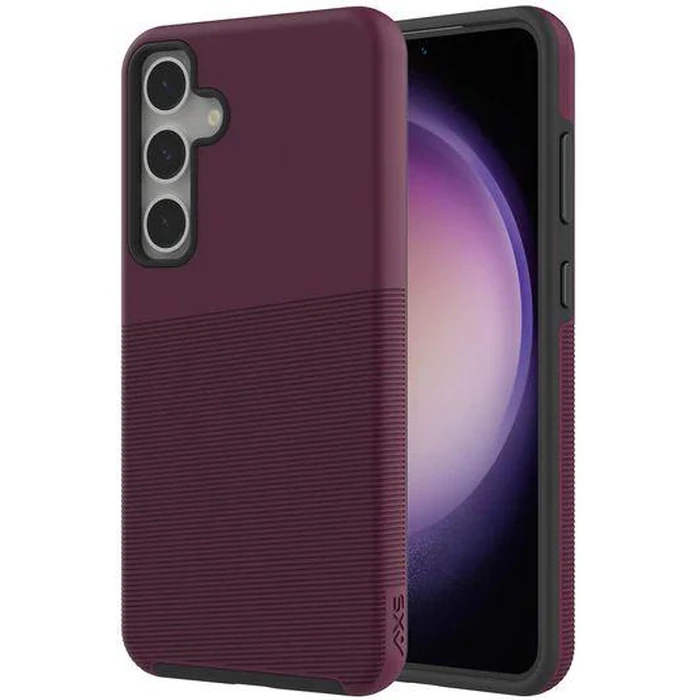 Axessorize PROTech Plus Dual-Layered Anti-Shock Sleek Phone Case for Galaxy S24+ - Sangria by Axessorize - Refurbished - Excellent condition - US$30.98