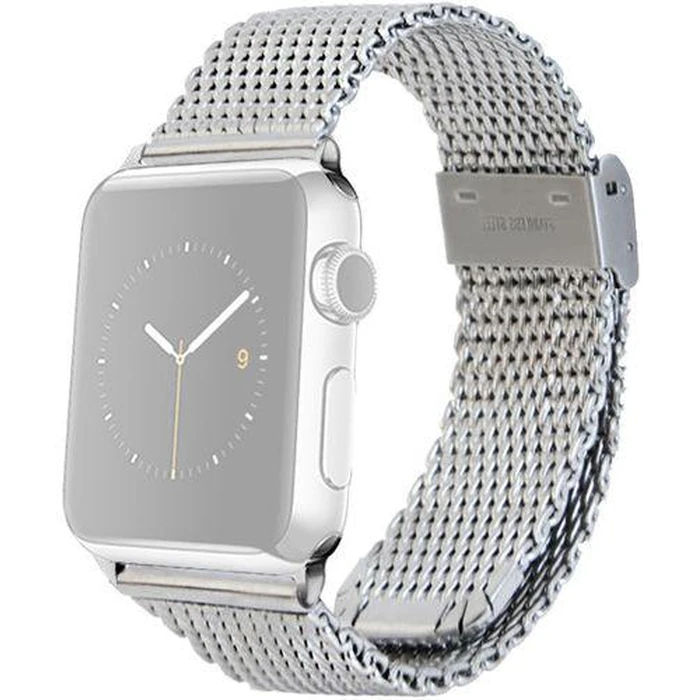 Monowear 38mm Apple Watch Mesh Band - Silver by Monowear - Refurbished - Excellent condition